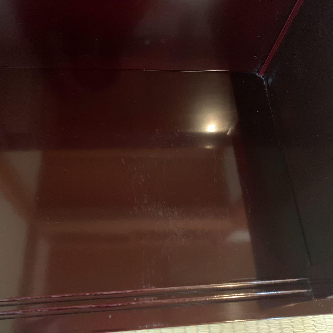 【茶道具】紹鴎棚　溜塗　宗水作