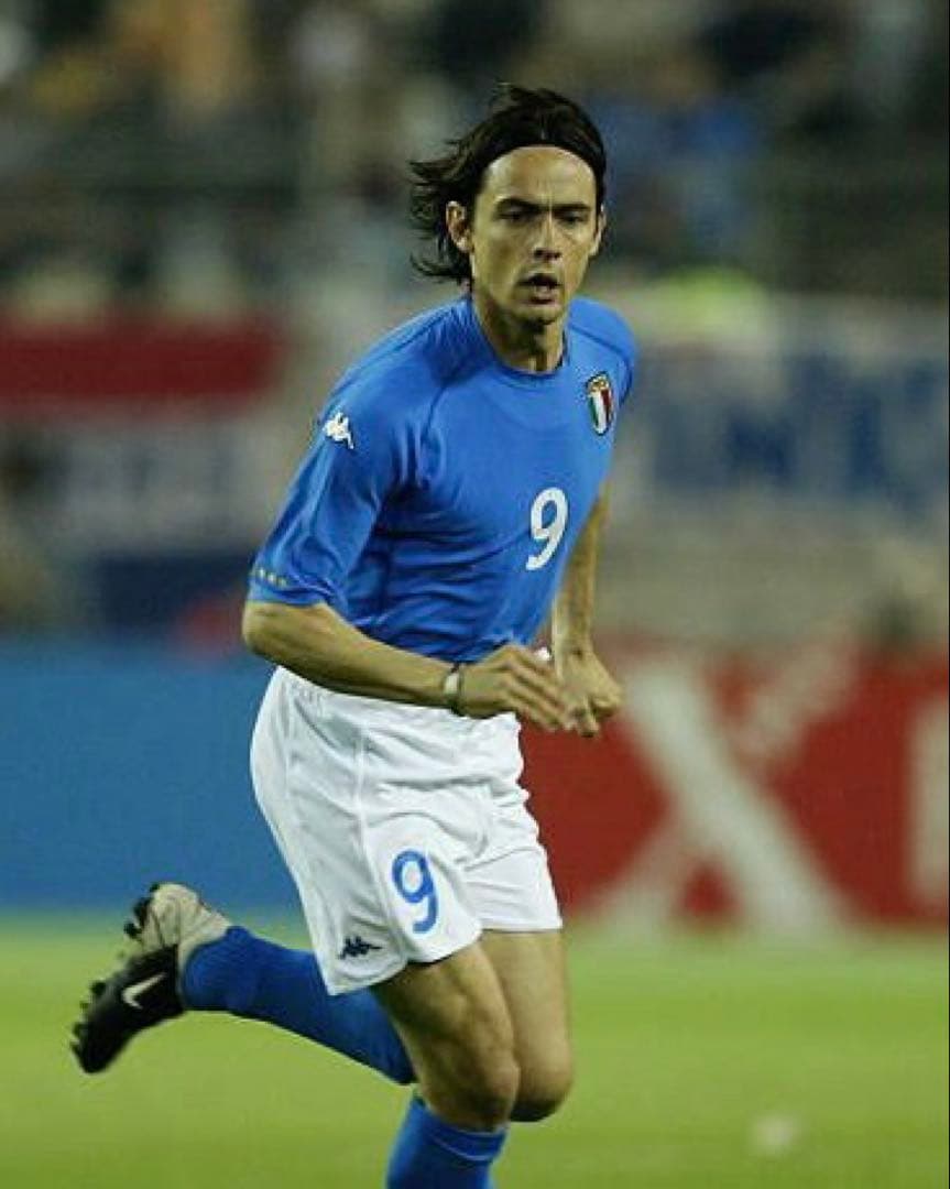 【★F・インザーギ】 カッパ イタリア代表 サッカー ユニフォーム XL 9番