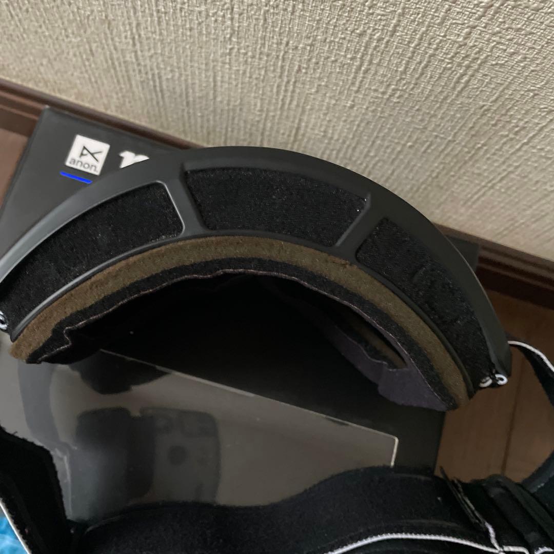 anon m3 ゴーグル 本体と付属品スペアレンズが難アリ。本体は難アリでは無い
