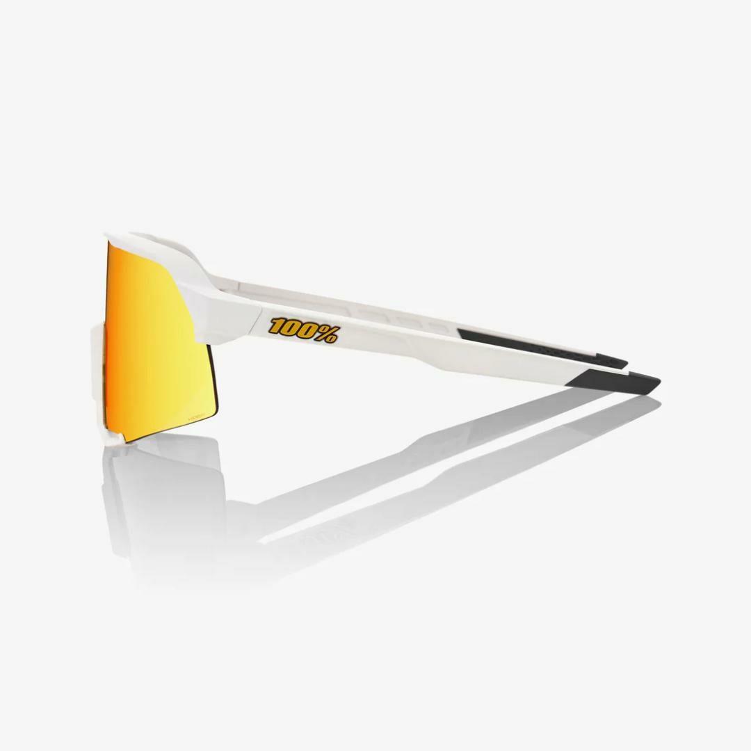 100% S3 ホワイト レッド ワンハンドレッド サングラス