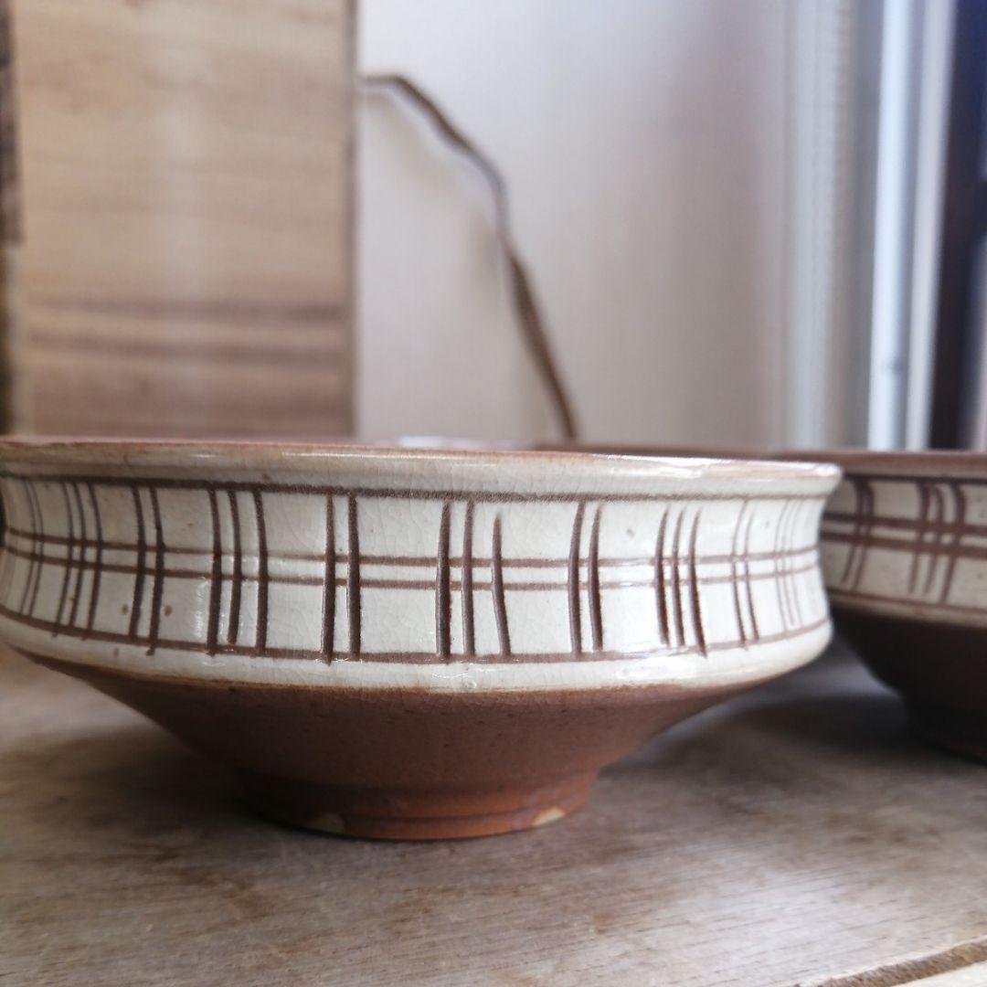 向付　小鉢　菊図　茶碗　鉢　小鉢　懐石料理　会席膳　茶道具　茶道　10客　木箱
