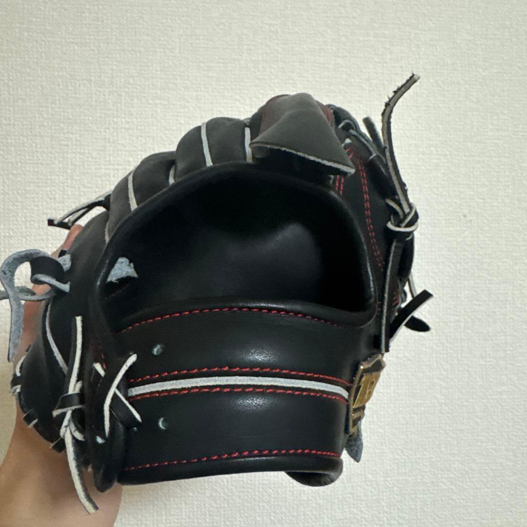 ZETT Neo Status グローブ 右投げ用 ブラック/レッド硬式