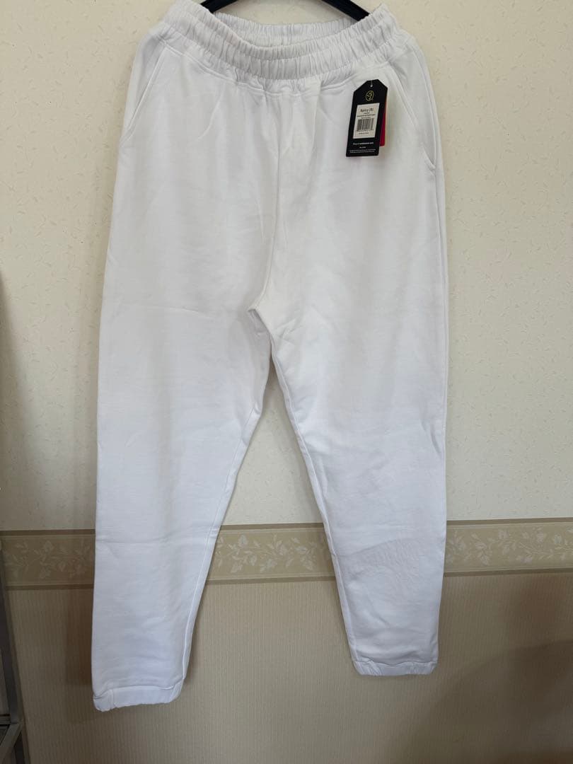 Zumba Sparkle High Waisted Joggers 白S 新品