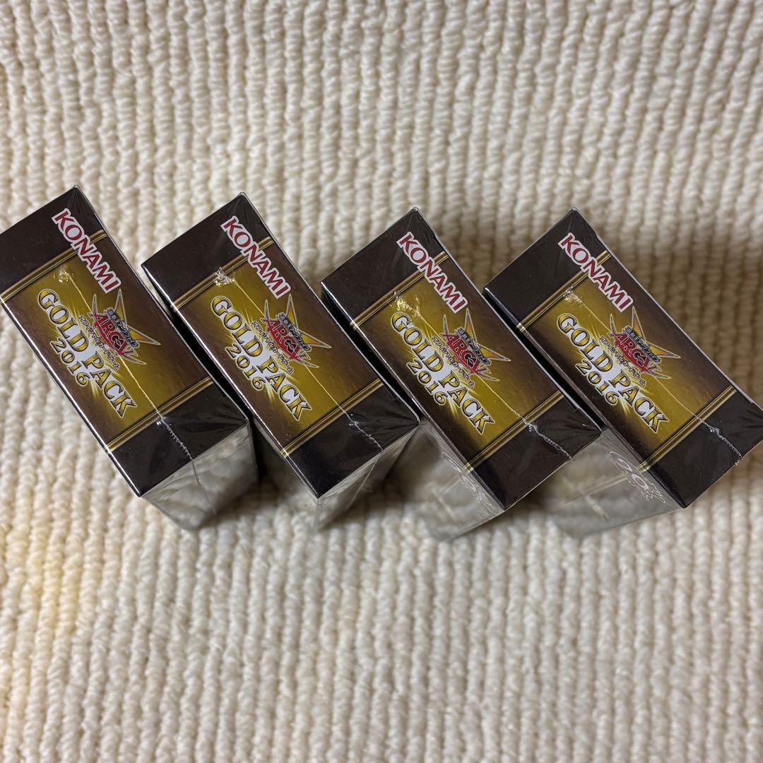 【新品未開封】遊戯王アーク・ファイブ GOLD PACK 2016 4BOX