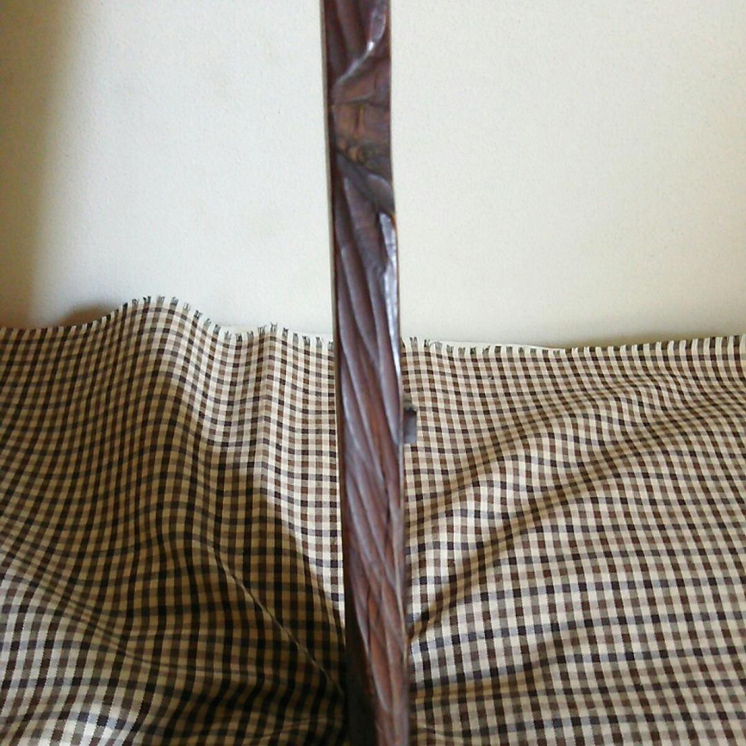 縞黒檀 掛け物 花飾り 神棚 年代物 木材 インドネシア 希少品