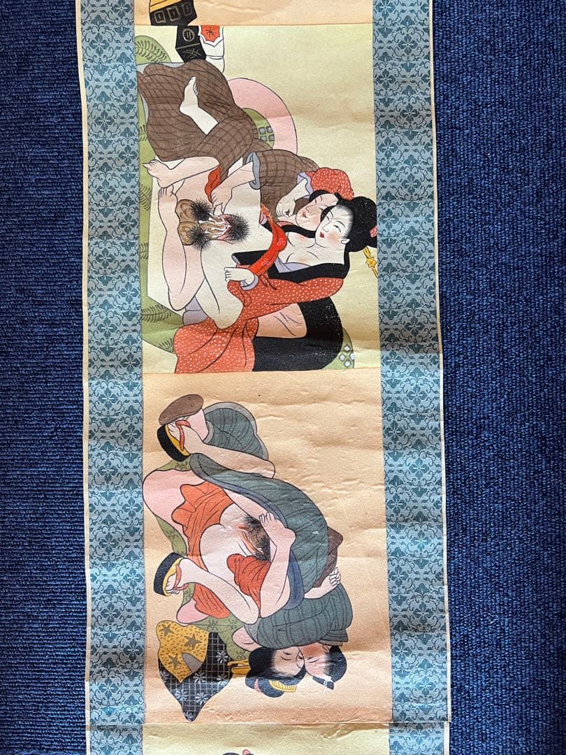 1228  骨董　古美術　春画　巻物　希少　時代物