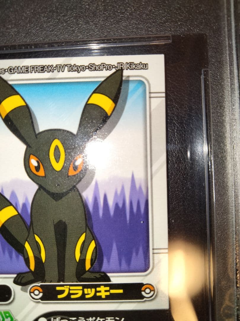 ブラッキー　ポケモンキッズ　シール　psa9