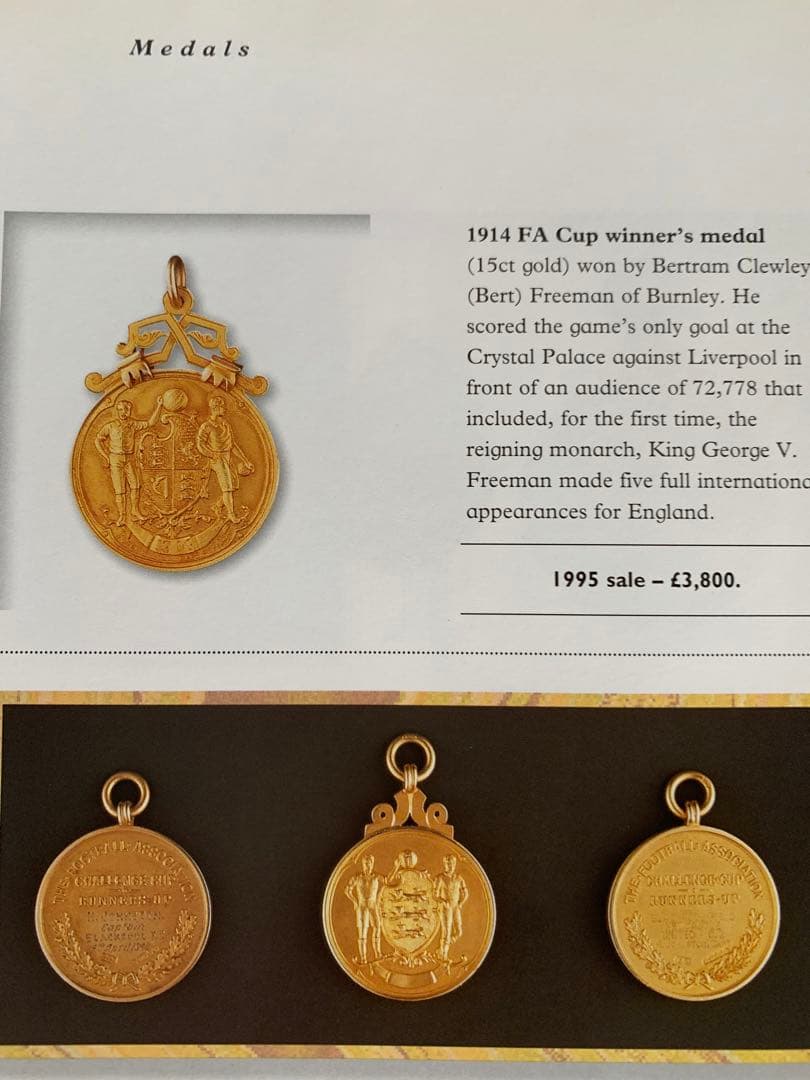 入手不可能！Football Memorabiliaフットボール関連商品価格掲載