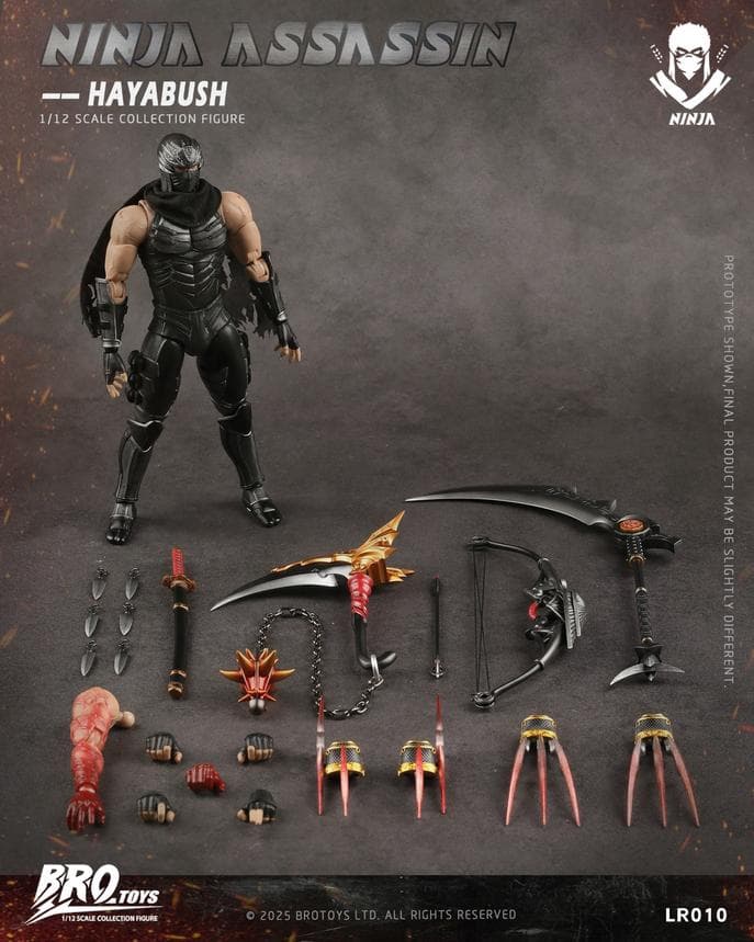 【BROTOYS】新品 正規品 忍者 アサシン LR010 フィギュア 1/12