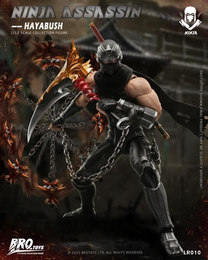 【BROTOYS】新品 正規品 忍者 アサシン LR010 フィギュア 1/12