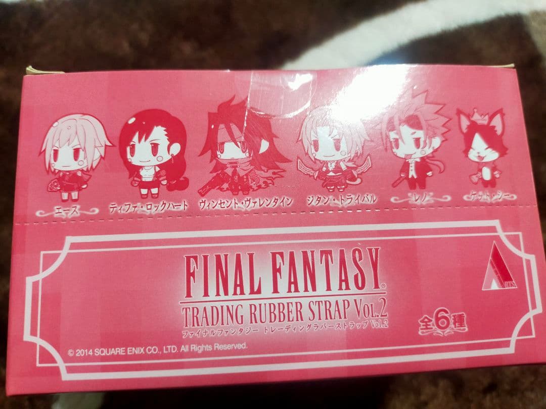全6種 「ファイナルファンタジー トレーディングラバーストラップ Vol.2」