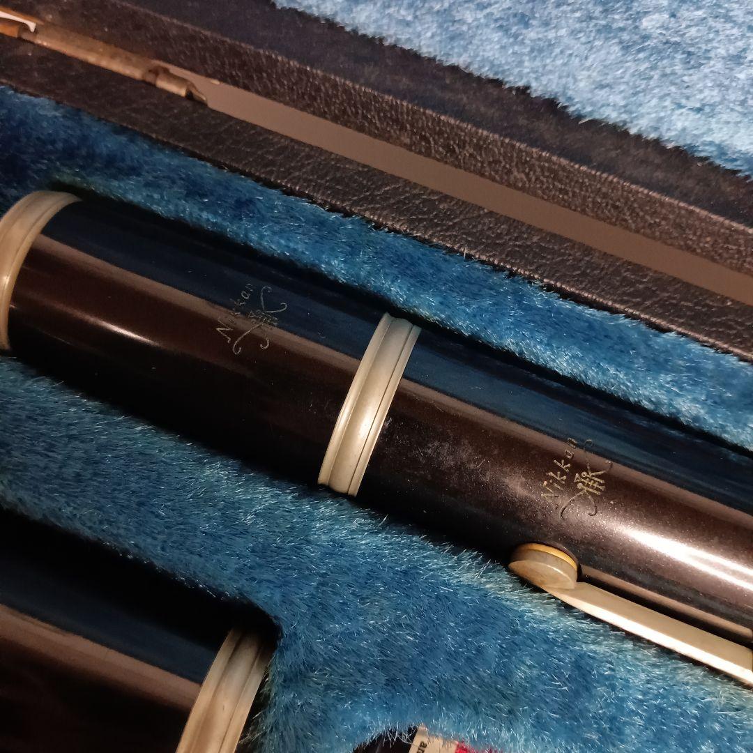 現状品 日本製 NIKKAN ニッカン 日管 クラリネット 楽器 ハードケース
