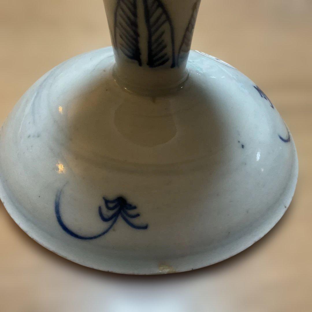 中国　清朝　高足盃　骨董品