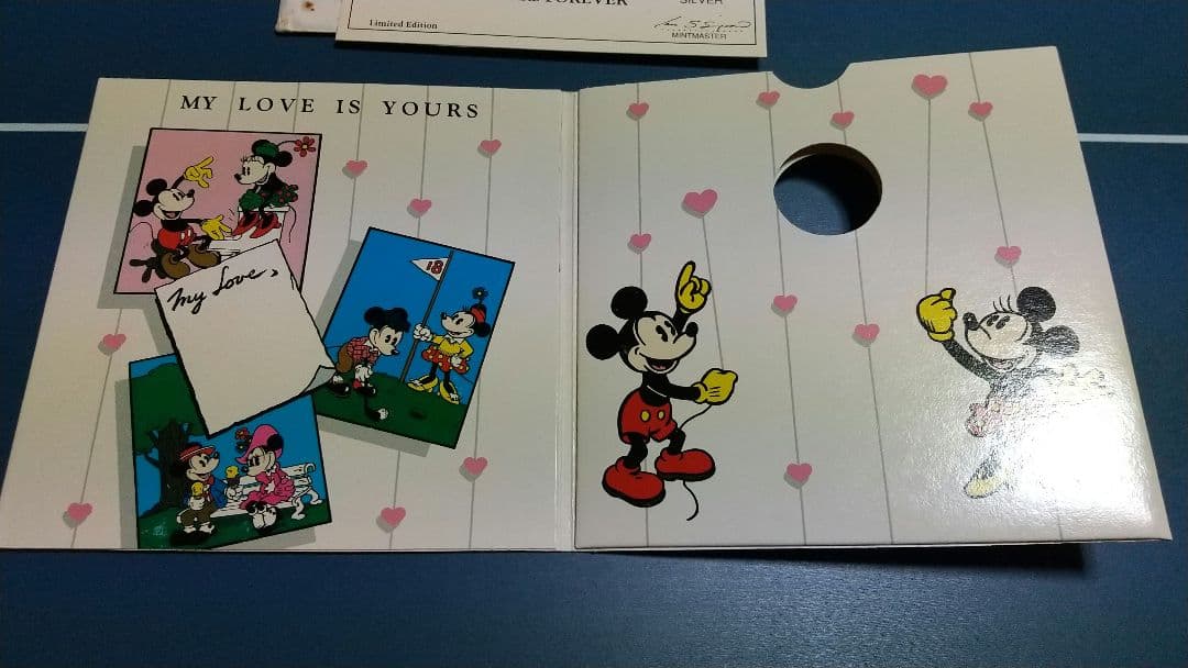 ディズニー シルバー メダル 1990 匿名配送