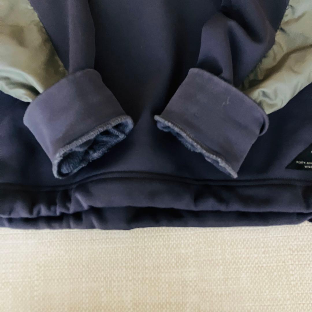 【美品】TFW49 ハーフジップ コンビネーションパーカー L