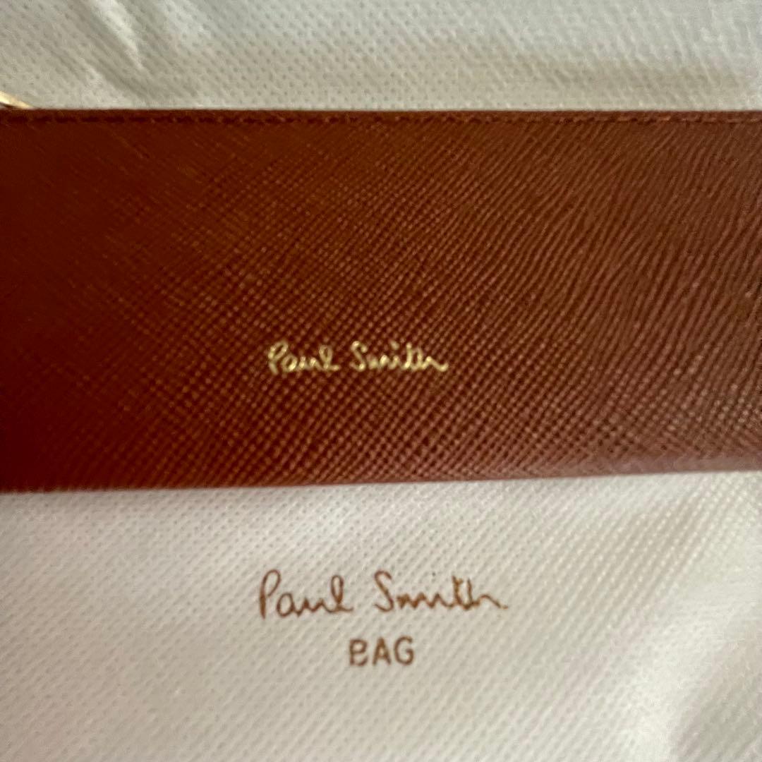 Paul Smith ポールスミス　ペンケース　ブラウン茶色 レザー 筆箱