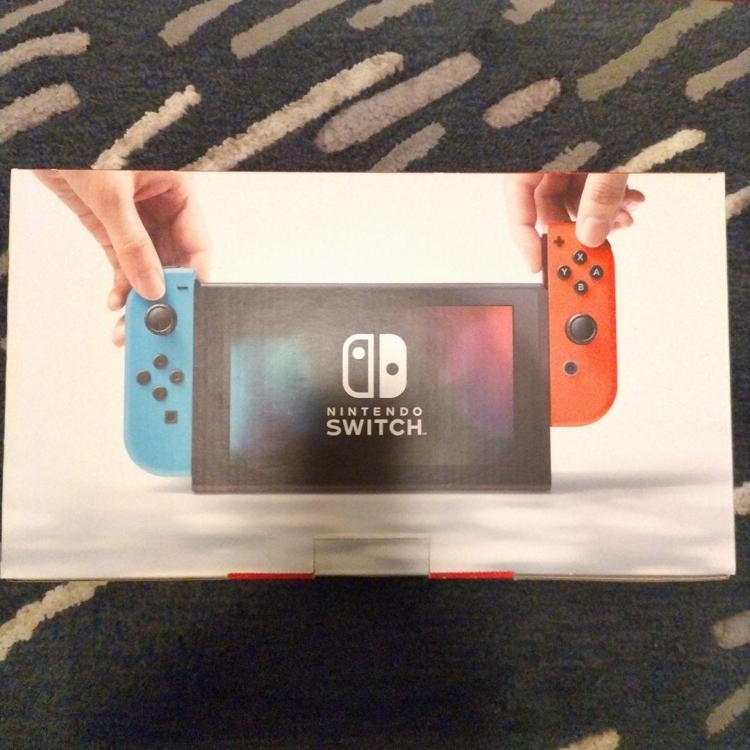 Nintendo Switch 本体 青とオレンジのジョイコン【未対策機】