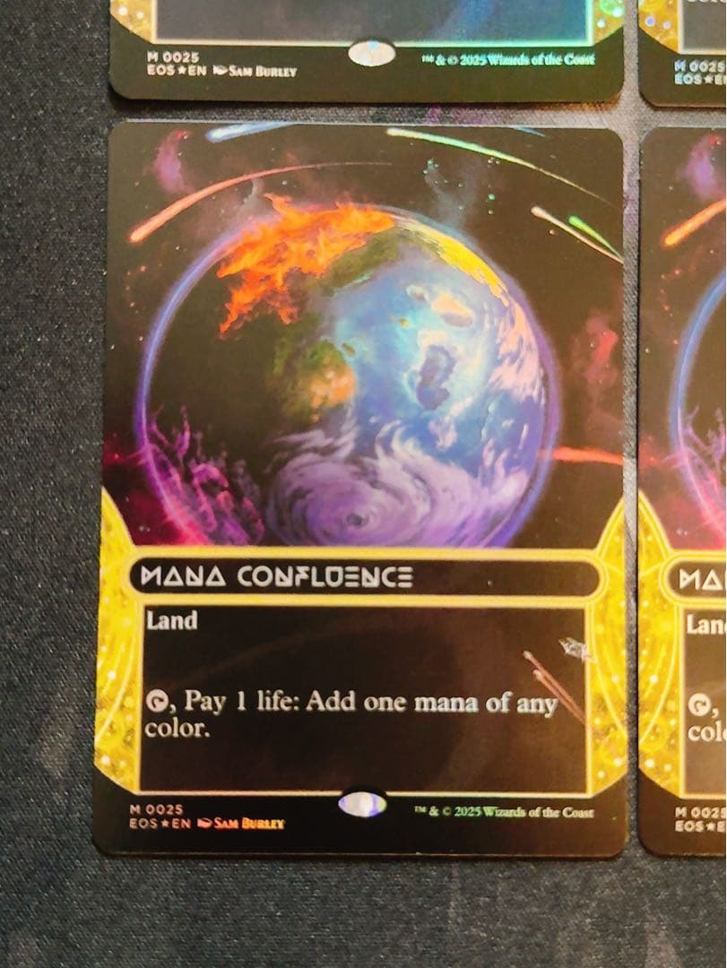 【foil】マナの合流点　英語　4枚セット