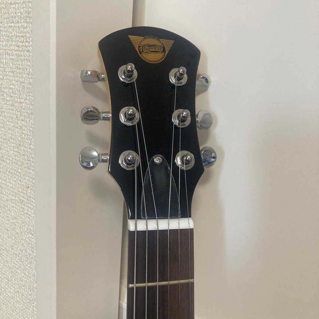 ピグノーズ　PGG200BK アンプ内蔵ギター　黒　美品