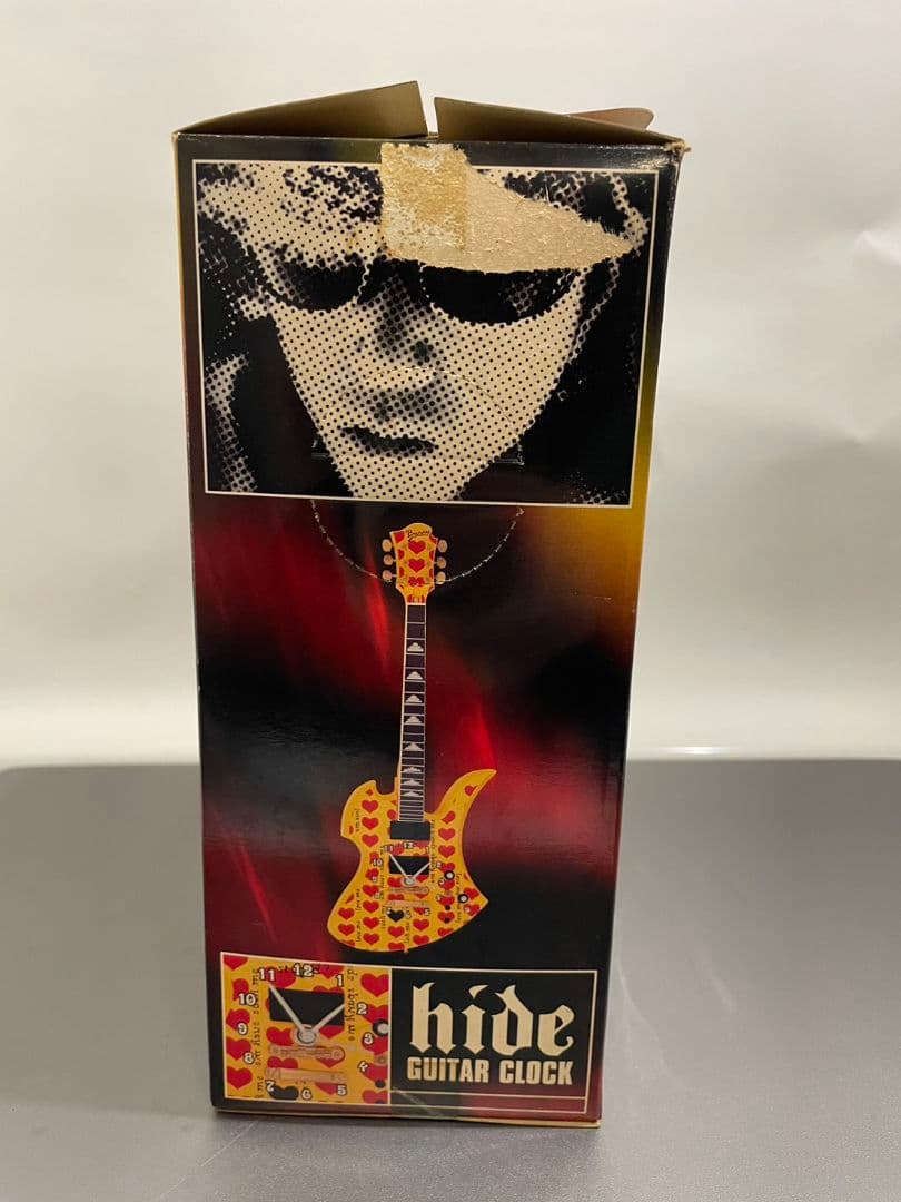 hide ギター型ウォールクロック2種セット