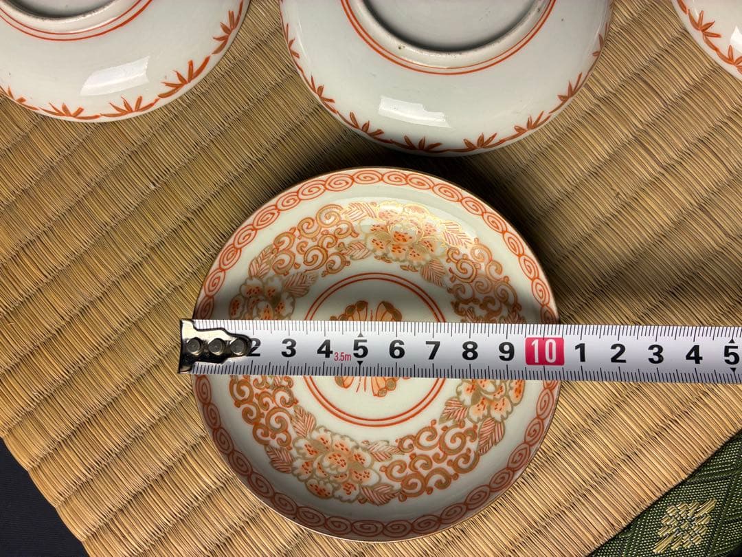 伊万里焼 蓋付飯茶碗×5小皿 ×5セット湯-①