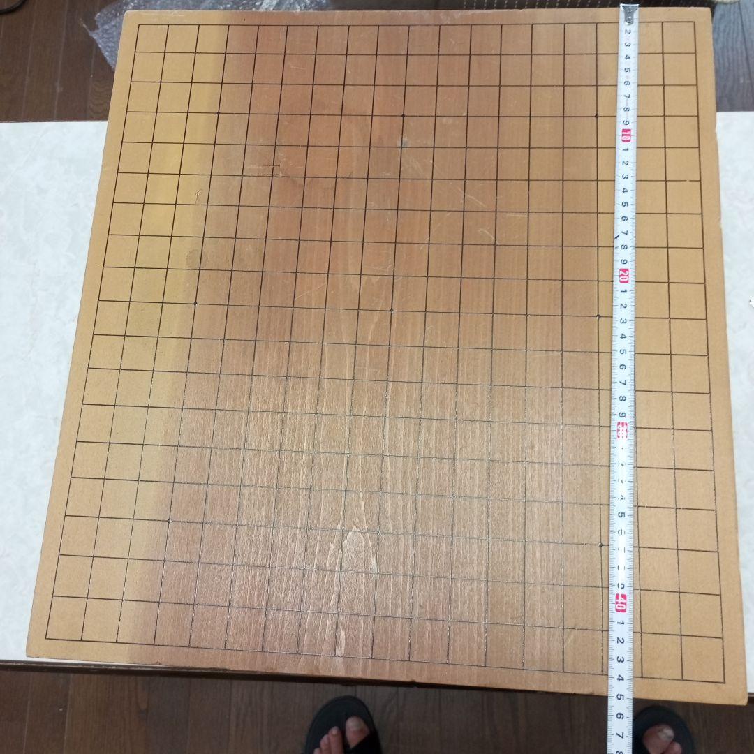 本格囲碁盤　本榧　碁盤囲碁　ヘソあり美品　高級品昭和レトロ　脚付囲碁盤碁石セット