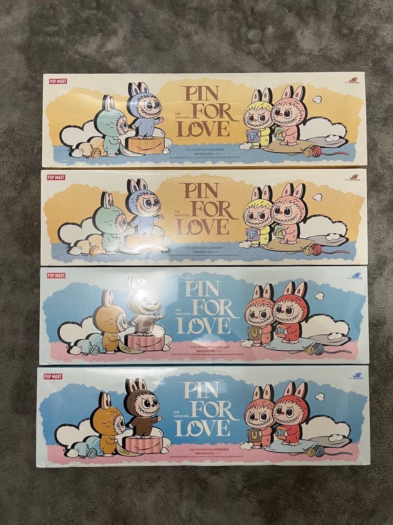 ラブブ PIN FOR LOVEシリーズ ぬいぐるみアソートボックス 10box