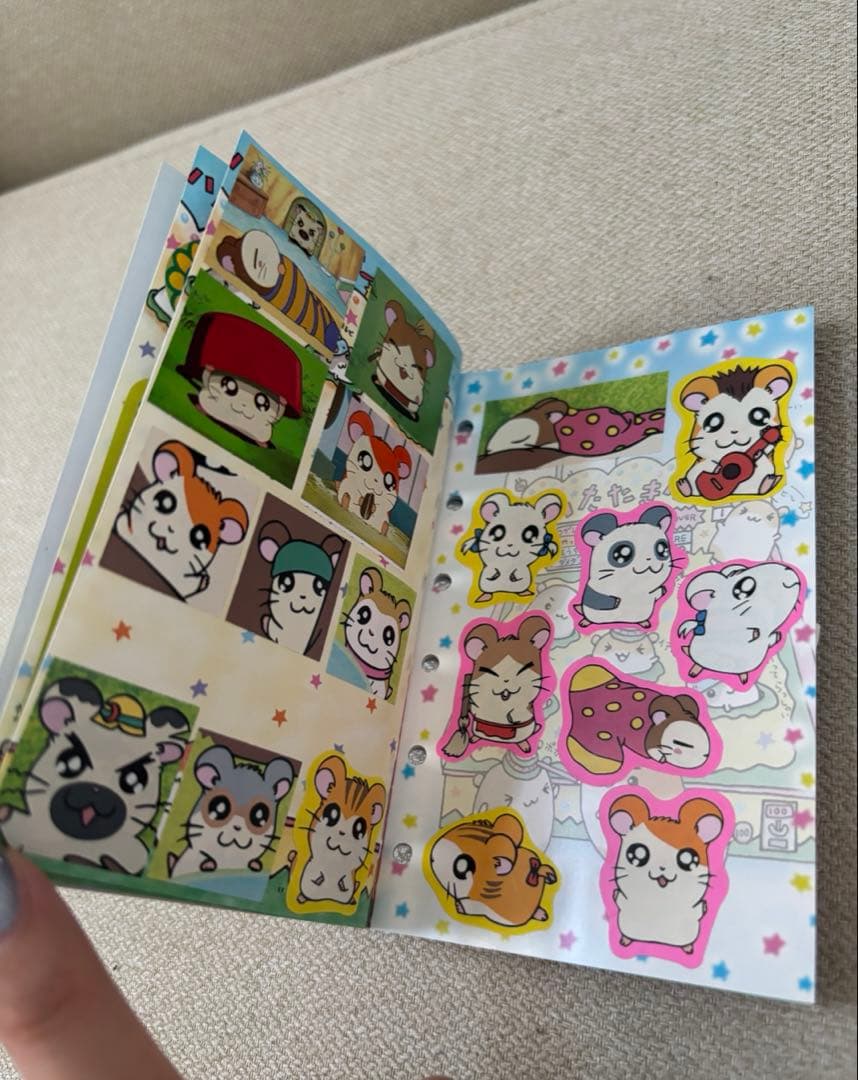 平成レトロ　ハムスター　シールブック　シール帳　当時品