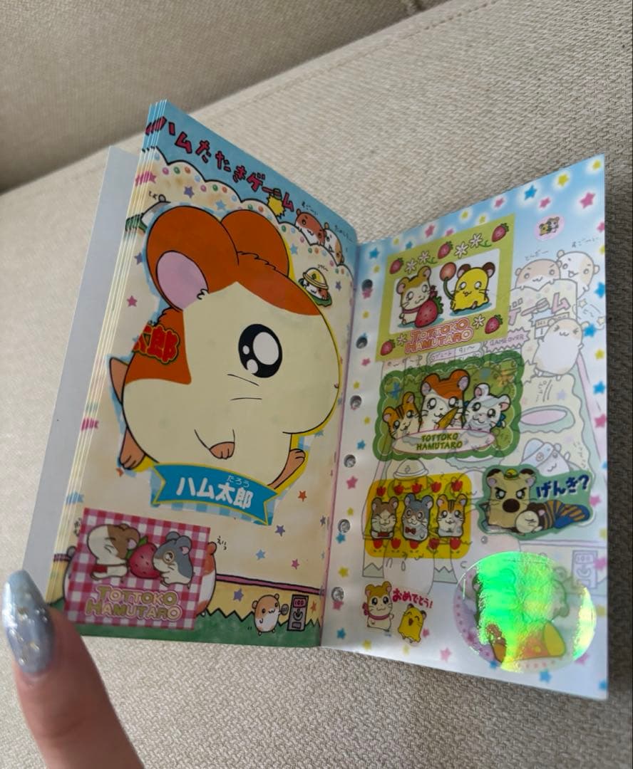 平成レトロ　ハムスター　シールブック　シール帳　当時品