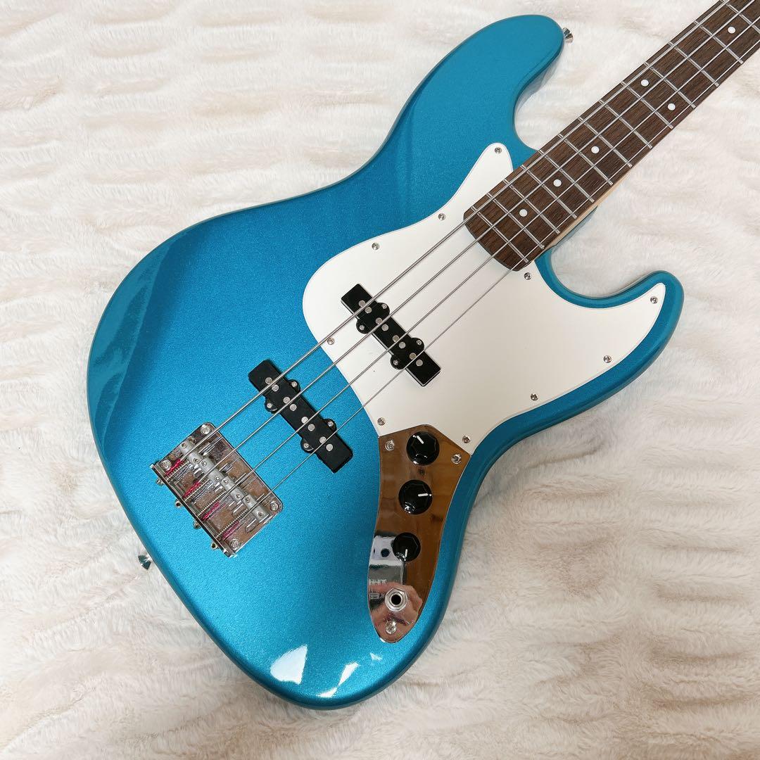 美品 BUSKER’S LJB-Z MBL ジャズベース ブルー エレキベース
