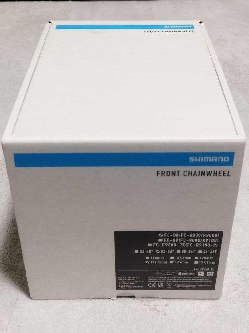 FC-08 クランクセット 172.5mm 52-36T 新品未使用