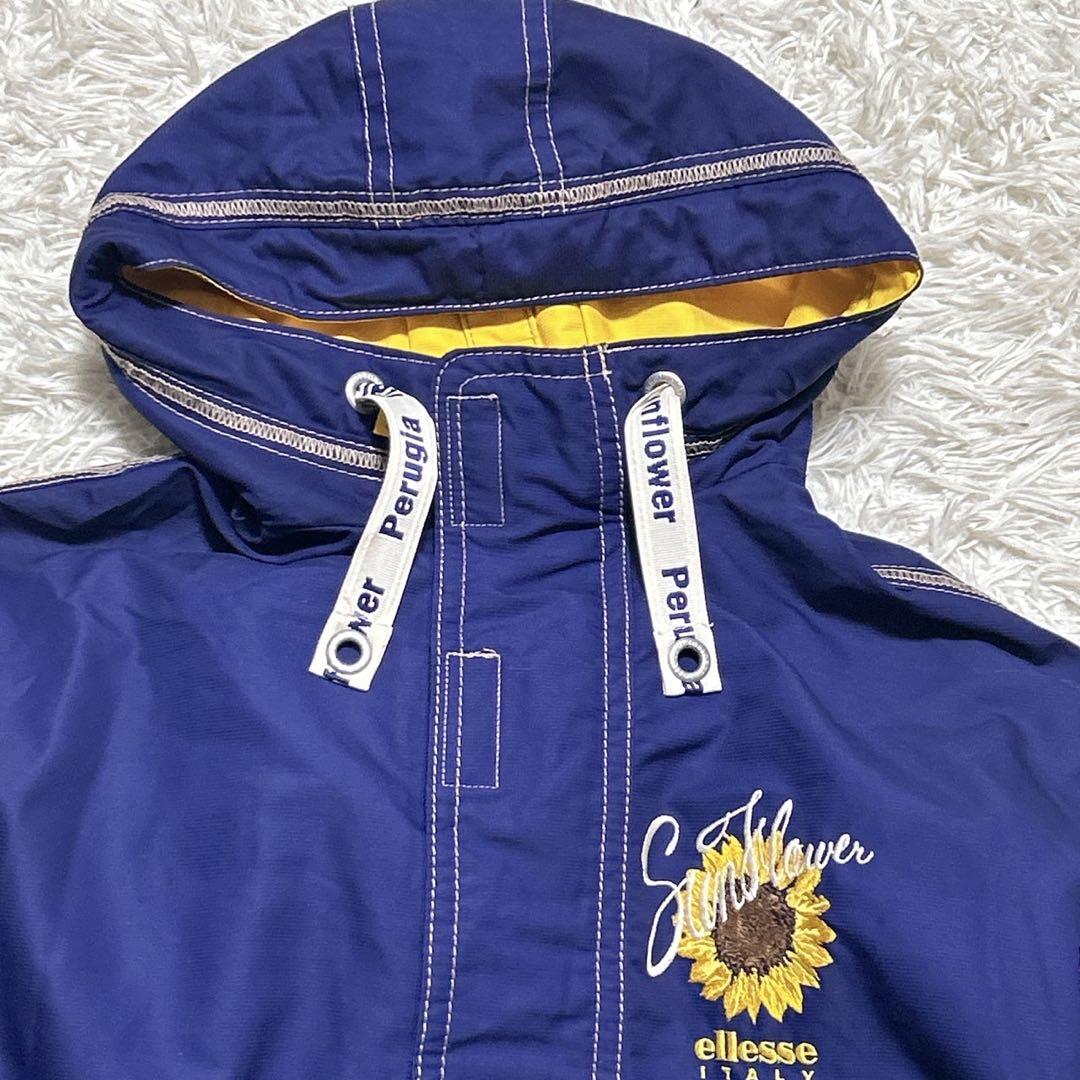 【2299】✨美品✨ ellesse スキーウェア　セットアップ　フラワー