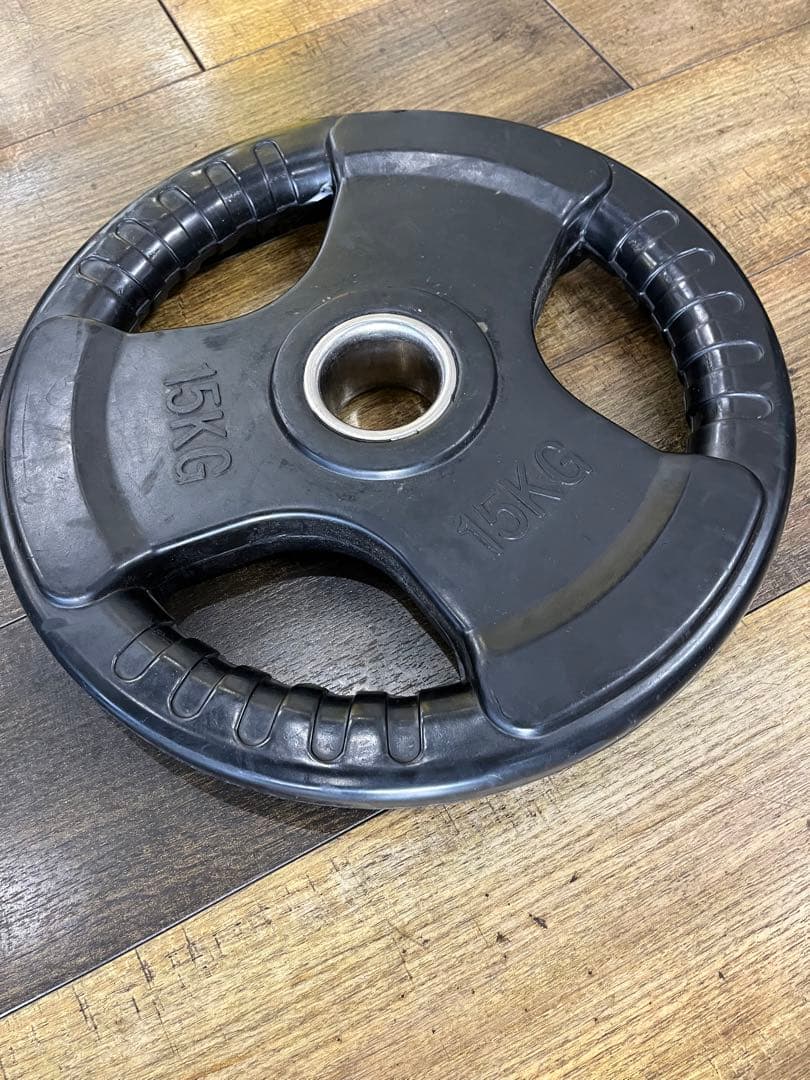Φ 50mm 3グリップ ラバープレート 20kg×2枚セット
