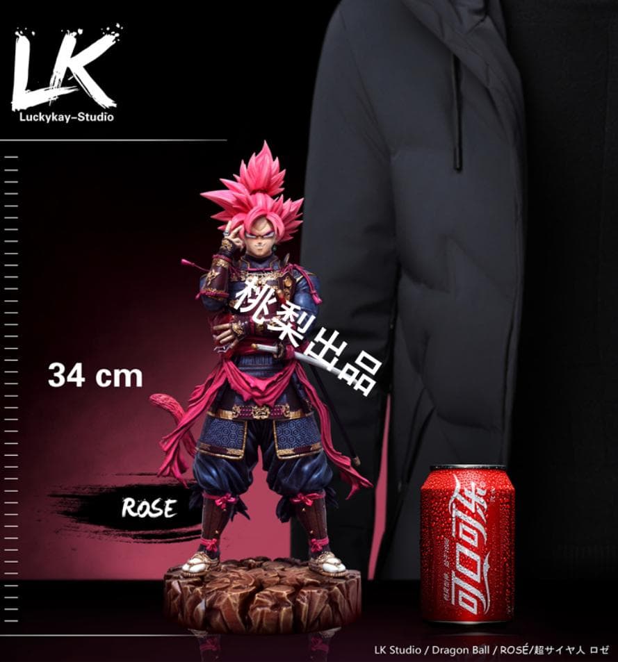 新品未開封『ドラコンボール』LK超サイヤ人ロゼザマス ガレージキット スタチュー