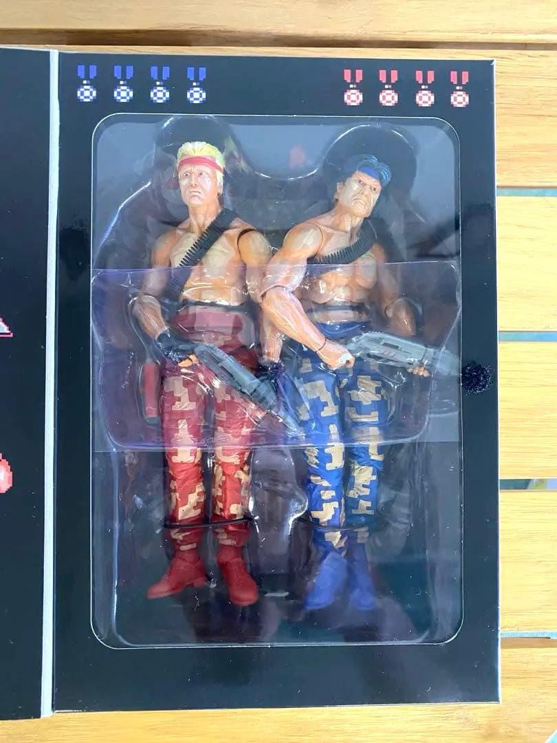 NECA 魂斗羅 コントラ ビル・ライザー ランス・ビーン フィギュア 未開封品