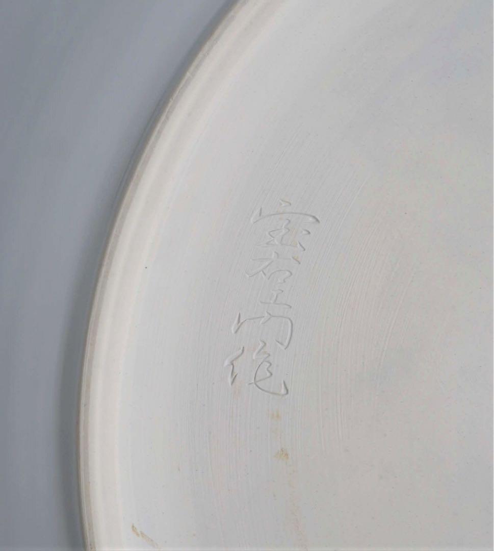 宝右衛門　神右衛門　染錦　古伊万里絵　三尺　特大　大皿　100cm