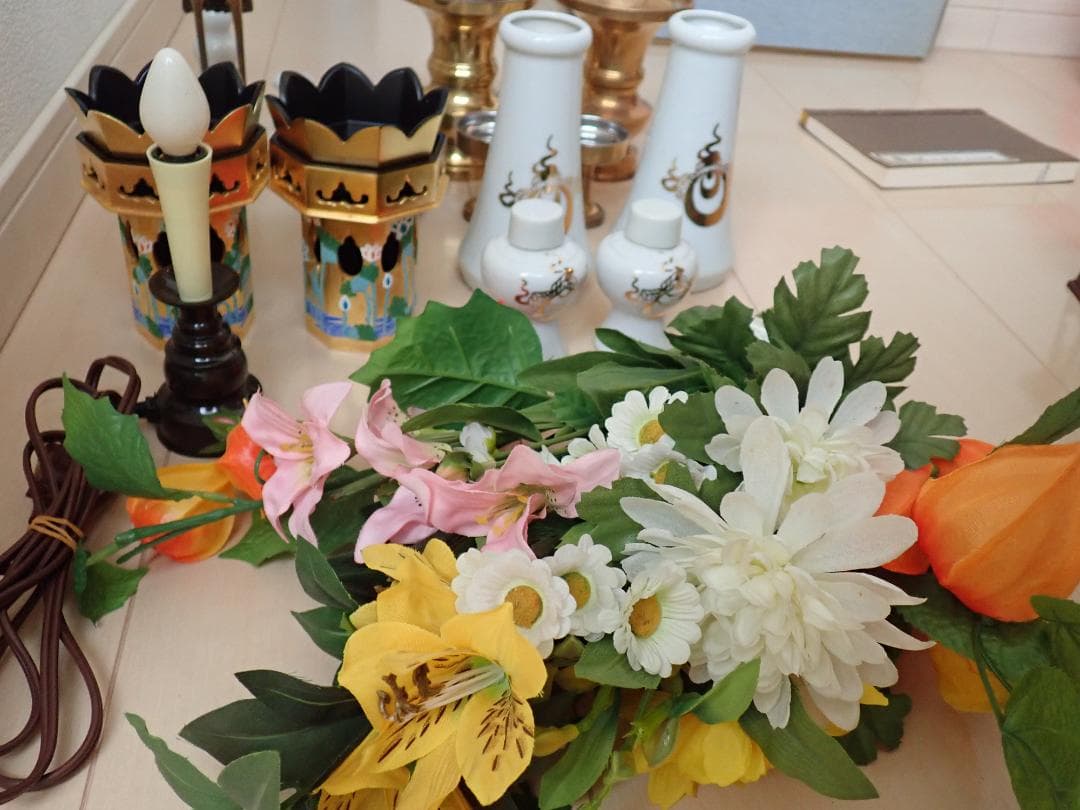 仏具＆神具セット　【１５点】　お盆　供養　神事　法要　仏教　神道 佛具　お墓