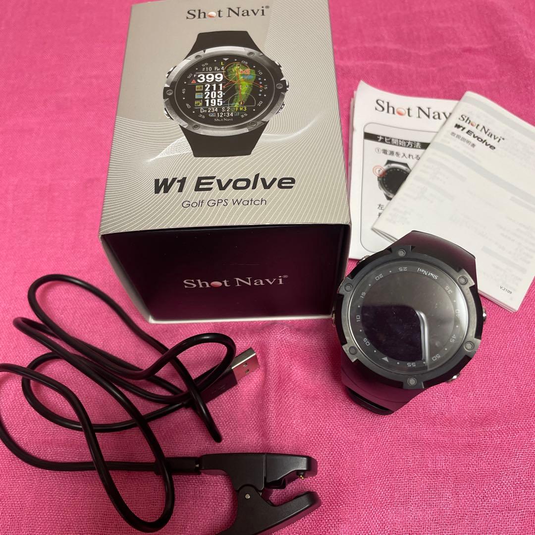 Shot Navi W1 Evolve ゴルフ GPS ウォッチ