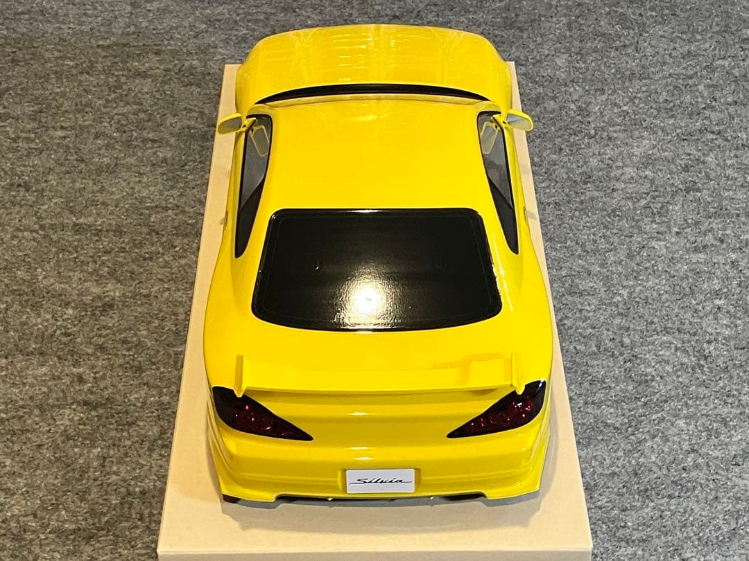 タミヤ ラジコン RC 日産シルビアS15 塗装済スペアボディ イエロー