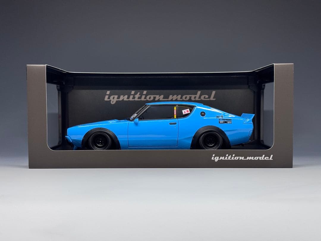 IG 1/18 LB ワークス ケンメリ 2ドア ライトブルー 3219