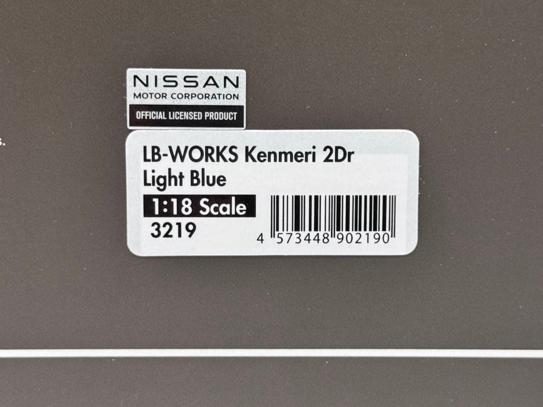 IG 1/18 LB ワークス ケンメリ 2ドア ライトブルー 3219