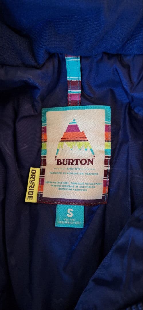 BURTON 子ども用スノーボードウェア Sサイズ　レディース