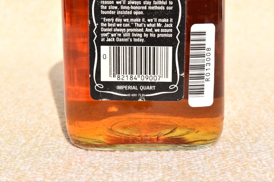 希少！■ ジャックダニエル 旧ボトル IMPERIAL QUART 赤紙封印 ■