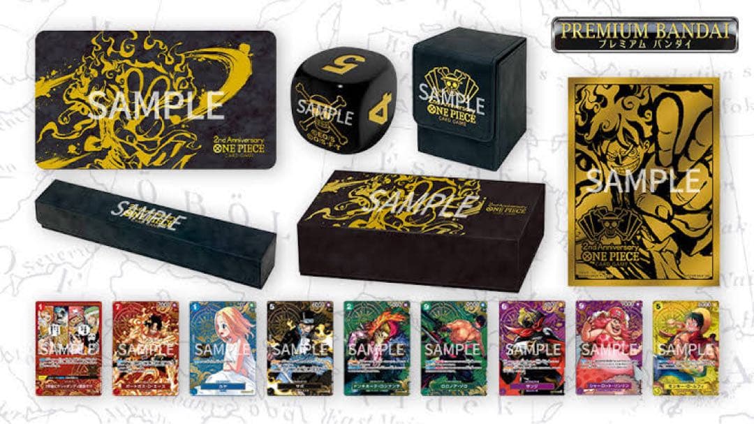 新品2nd 1st Anniversary set ONE PIECE Card