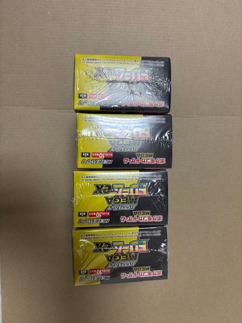 ポケモンカードゲーム　MEGAドリームex シュリンク付き　4BOX