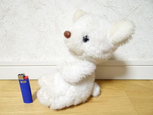 70年代 ビンテージ 白くま 熊 クマ ベアー ぬいぐるみ レトロ 昭和 当時物