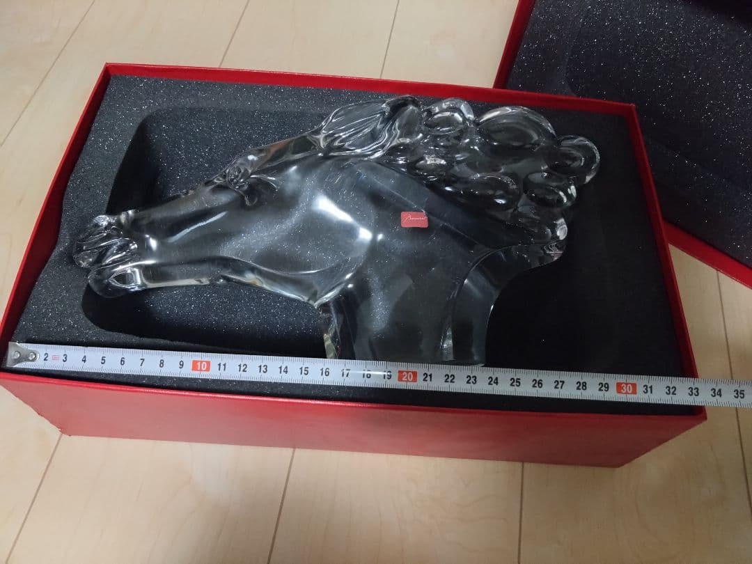 バカラ置物ホースヘッド