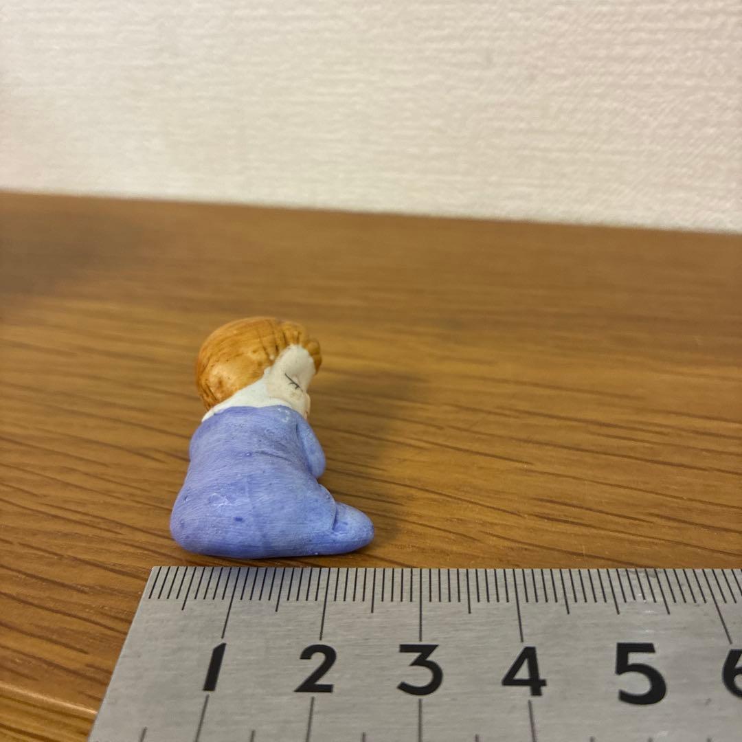 希少　赤ちゃん　置物　ねんね　ベビーベット　かわいい　アンティーク　レース