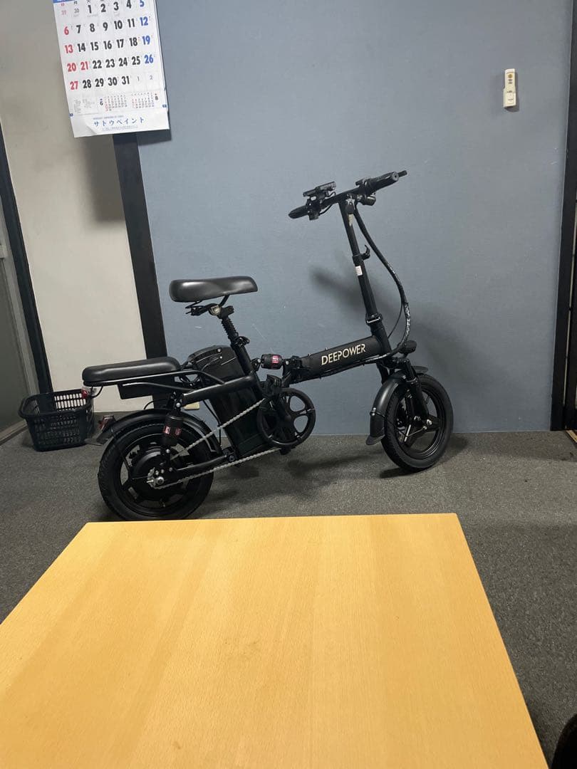 DEEPPOWER 電動アシスト自転車 ブラック