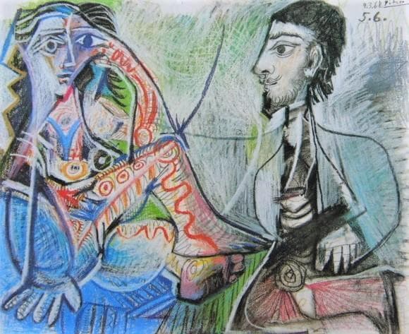 PABLO PICASSOパブロ・ピカソ【HOMME ET FEMME NUE】